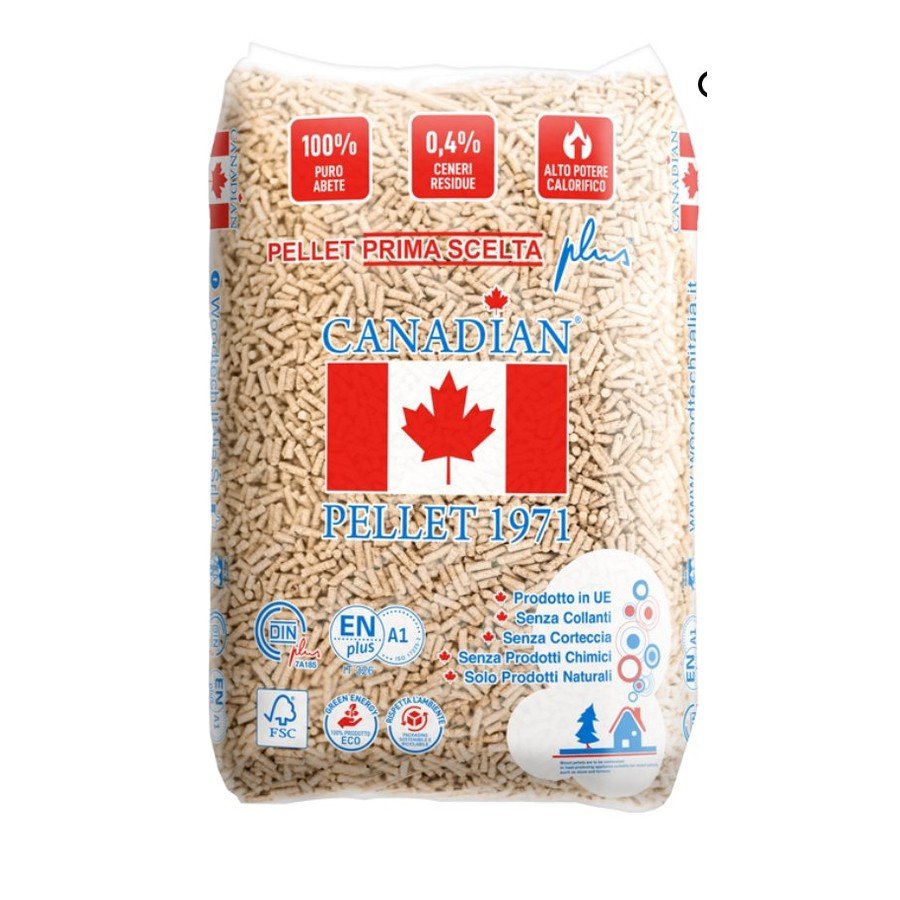 Pellet Canadian 1971 – Bancale 70 sacchi da 15 kg