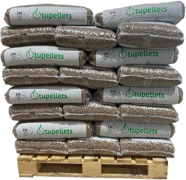 Pellet Tupellets – 100% legno naturale – Bancale 70 sacchi da 15 kg